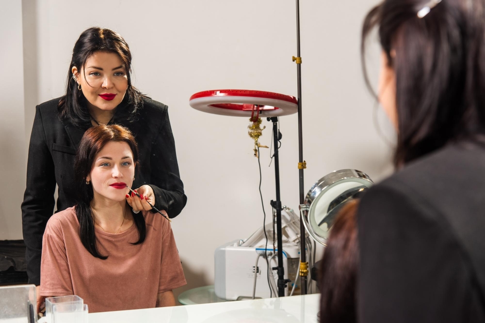 Headshot Touch-Ups and Makeup